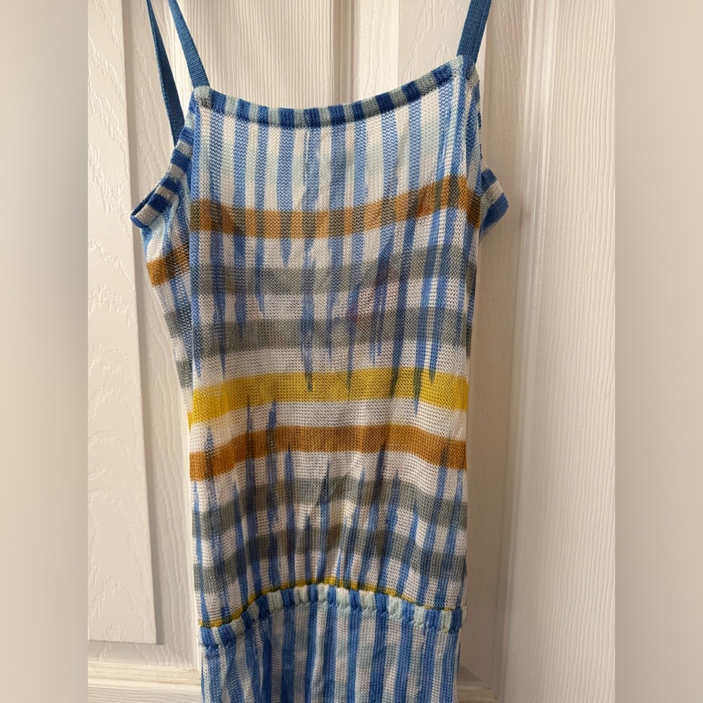 Missoni mare plaid beach cover up size 40 Made in Italy - Picture 2 of 5